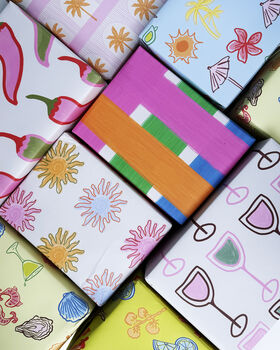 Wine Pattern Gift Wrap, 7 of 8