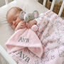 Personalised Pink Elephant Motif Blanket And Comforter, thumbnail 1 of 12