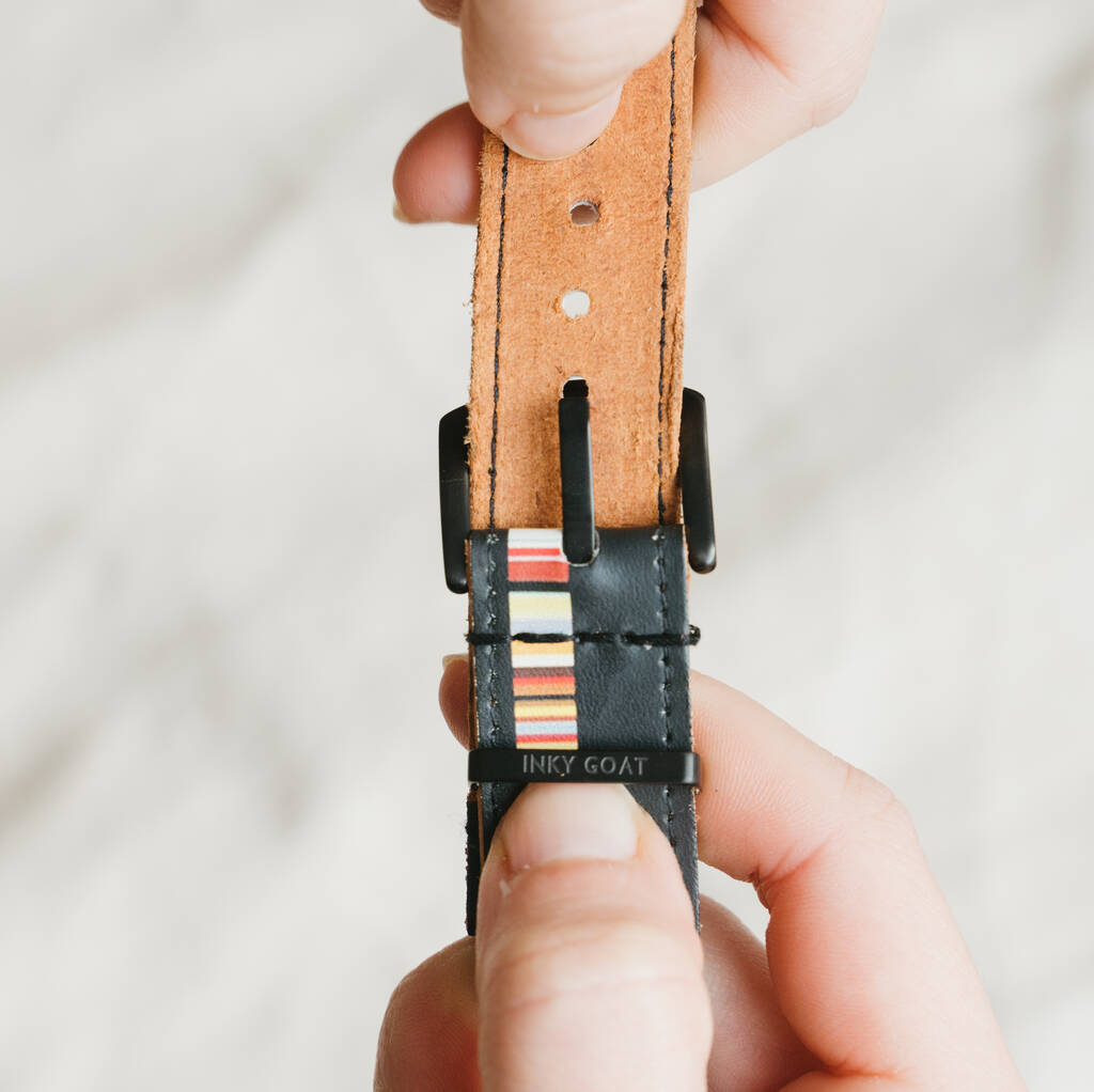 runway leather smartwatch strap