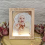 New Baby Photo Light Up LED Wooden Picture Frame, thumbnail 1 of 4