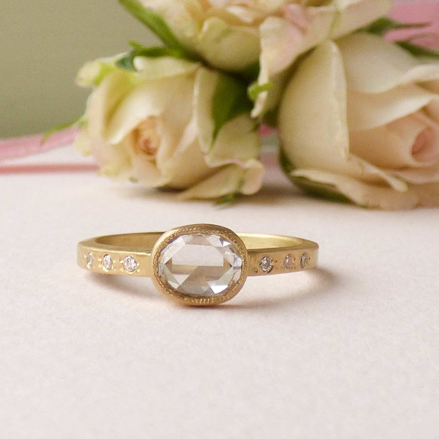 Iris 18ct Fairtrade Ethical Engagement Ring By Shakti Ellenwood