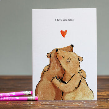 Personalised Bears Valentine's Card, 3 of 4