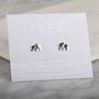 Stunning Silver Origami Elephant Earrings, thumbnail 5 of 6