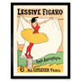 Figaro Washing Powder Soap Paris France Wall Art Print, thumbnail 1 of 3