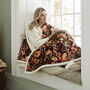 Mushroom Wine Electric Heated Sherpa Throw 140x180cm, thumbnail 1 of 3