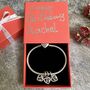 16th Birthday Charm Personalised Silver Bracelet Gift, thumbnail 7 of 8