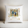 Personalised Wildflowers Photo Cushion, thumbnail 3 of 5