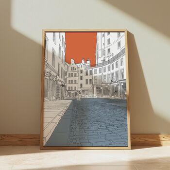Victoria Street Edinburgh A4 Art Print, 4 of 4