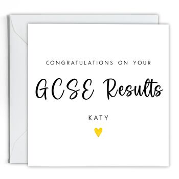 Congratulations On Your Gcse Results Card, 2 of 2