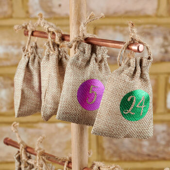 Personalised Wooden Christmas Advent Calendar, 7 of 12