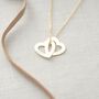 Sterling Silver Infinity Heart Personalised Necklace, thumbnail 5 of 12