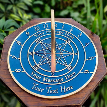 Personalised General Gift Star Sundial Celebration Present, 2 of 12