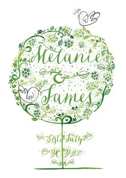 Mr And Mrs Personalised Wedding Lovebirds Print, 7 of 7