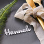 Personalised Frosted Wedding Name Place Setting, thumbnail 2 of 2