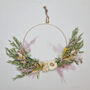Small Spring Dried Flower Wreath, thumbnail 1 of 2
