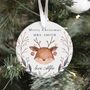 Personalised Merry Christmas Teacher Ceramic Ornament Gift, thumbnail 2 of 7