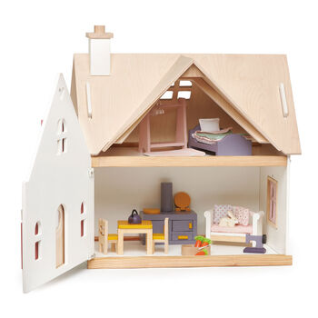 Personalised Wooden Dolls House, 4 of 6