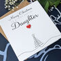 Personalised Handmade Christmas Card For Special Daughter, thumbnail 1 of 4