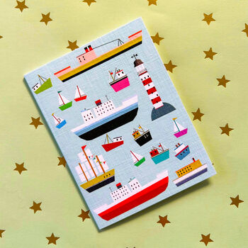 Mini Boats Greetings Card, 2 of 5