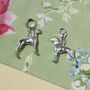Great Dane Charm Sterling Silver, thumbnail 2 of 5