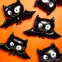 Large Black Bat Halloween Foil Balloon, thumbnail 1 of 2