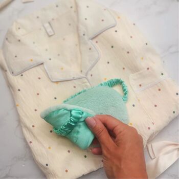 Mother’s Day Spot Pyjama Gift For Mum With Mama Mug And Eye Mask, 6 of 12