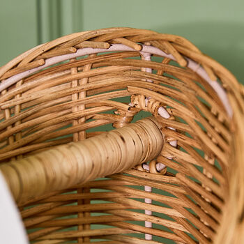 Fluted Toilet Roll Holder And Basket, 5 of 6
