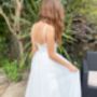 Fleur In Ivory ~ Junior Bridesmaid Dress, thumbnail 3 of 10