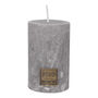 Suede Grey Pillar Candle, thumbnail 1 of 3