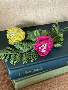 Tulip Beaded Flower Craft Kit, 4 of 4