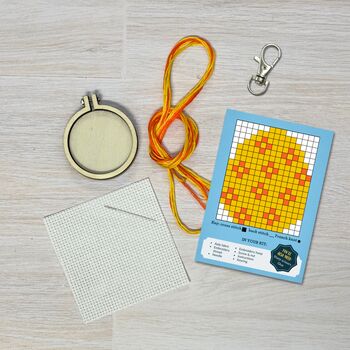 Happy Easter! Mini Matchbox Cross Stitch Kit, 6 of 6