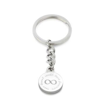 Personalised Infinity Keyring – ‘Our Bond Will Last Forever’, 4 of 4