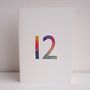 30th Handmade Watercolour Birthday / Anniversary Card, thumbnail 5 of 6