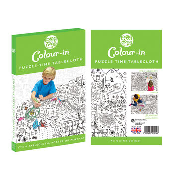 Colour In Giant Poster Tablecloth Puzzle Personalise It, 3 of 5