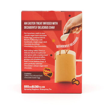 Tea Infused Chocolate Easter Egg, 5 of 5