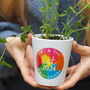 Rainbow Wedding Est Year Plant Pot Gift, thumbnail 1 of 5