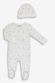 Newborn Baby Girl Gift Set | Unicorn Sleepsuit And Hat, 2 of 7
