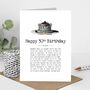 30th Birthday Cake Card, thumbnail 1 of 5
