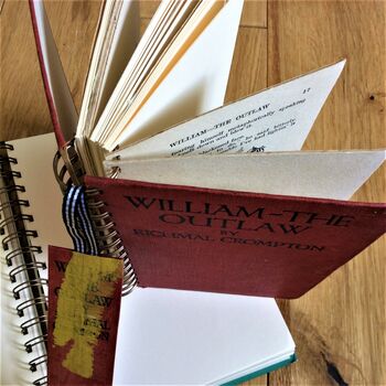 'William The Outlaw' Upcycled Notebook, 2 of 4