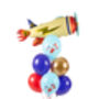 Six Airplane Birthday Party Balloons, thumbnail 2 of 2