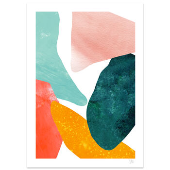 Modern Abstract Shell One Art Print, 5 of 9