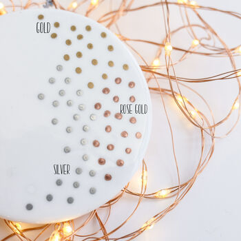 Welcome To The World Personalised Ceramic Star Keepsake, 3 of 4