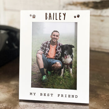 Personalised Dog Picture Frame Gift, 7 of 12
