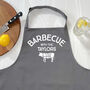Barbecue With The … Personalised Bbq Apron, thumbnail 4 of 5