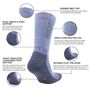 Personalised Men's Merino Wool Walking Hiking Socks, thumbnail 3 of 9
