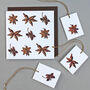 Christmas Gift Tags With Star Anise Illustration, thumbnail 3 of 4