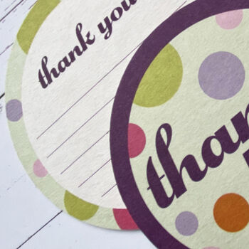 Spotty Thank You Cards, 3 of 4
