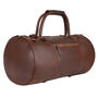 Personalised Leather Classic Duffle Weekend Bag, thumbnail 7 of 12