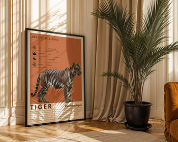 Big Cats Gallery Wall Art Prints Set Of Seven, 3 of 12