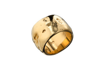 Sterling Silver Or Gold Vermeil Free Form Ring, 3 of 7